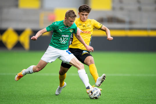 Jönköpings Oskar Sigurdsson och Elfsborgs Besfort Zeneli