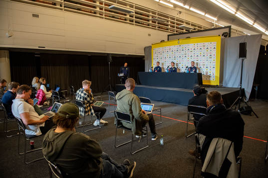 Mattias Svanberg, Kristoffer Olsson and Sebastian Larsson
