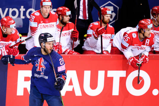 Ben O’Connor of Great Britain celebrates the 1-0+ goal