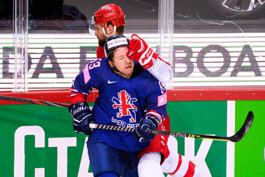 Nicklas Jensen of Denmark and Brendan Connolly of Great