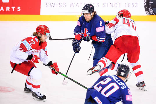 Matthew Myers of Great Britain against Nicolai Meyer and