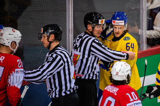 Jonathan Pudas of Sweden in a fight
