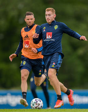 Dejan Kulusevski and Marcus Berg