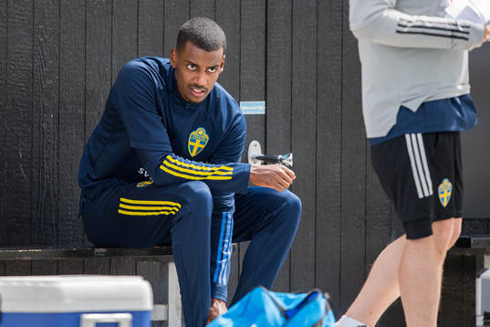 Alexander Isak of Sweden