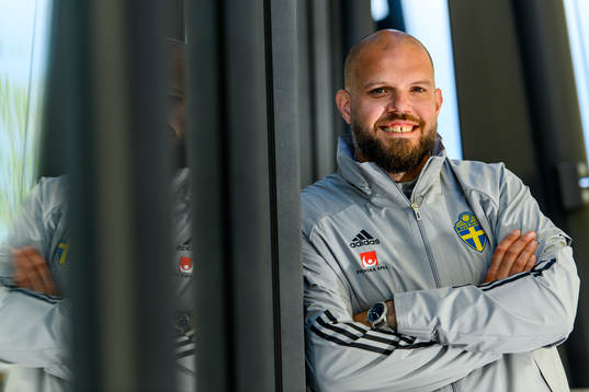 Press officer Jakob Kakembo Andersson of the Swedish