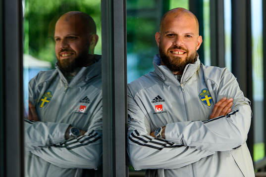 Press officer Jakob Kakembo Andersson of the Swedish
