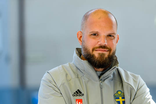 Press officer Jakob Kakembo Andersson of the Swedish
