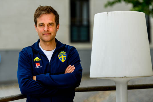 Doctor Jonas Werner of the Swedish national football team