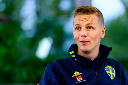 Goalkeeper coach Maths Elfvendal of the Swedish national