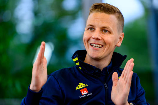 Goalkeeper coach Maths Elfvendal of the Swedish national