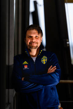 Sport psychologist Daniel Ekvall of the Swedish national