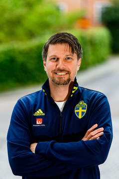 Sport psychologist Daniel Ekvall of the Swedish national