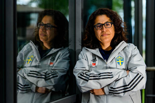 Media manager Ester Kristiansson of the Swedish national