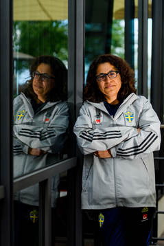 Media manager Ester Kristiansson of the Swedish national