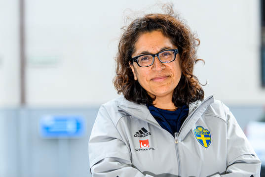 Media manager Ester Kristiansson of the Swedish national