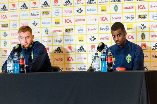 Dejan Kulusevski and Alexander Isak