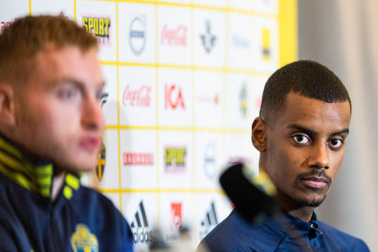 Dejan Kulusevski and Alexander Isak