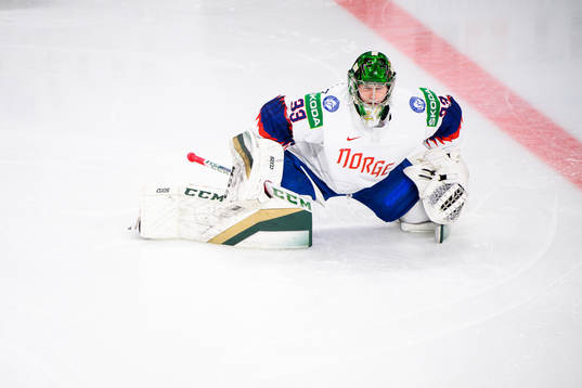 Goalkeeper Henrik Haukeland of Norway