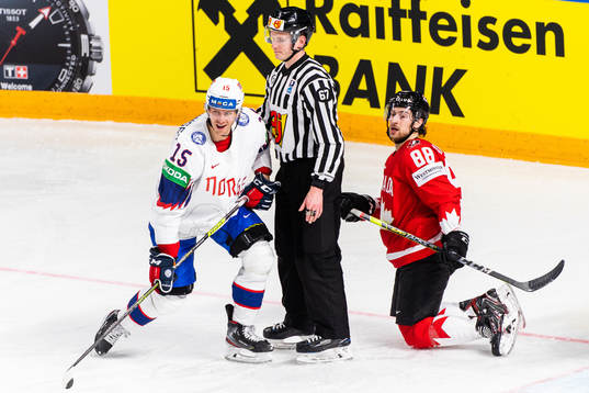 Tommy Kristiansen of Norway and Andrew Mangipane of Canada