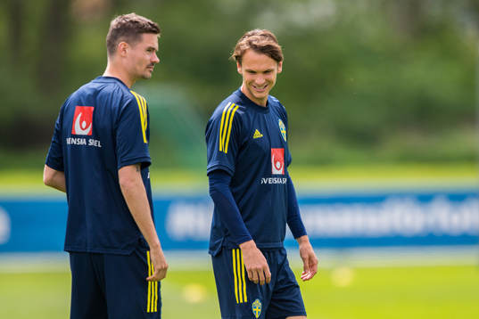 Mikael Lustig and Albin Ekdal