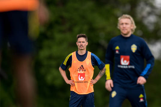Mikael Lustig and Emil Forsberg
