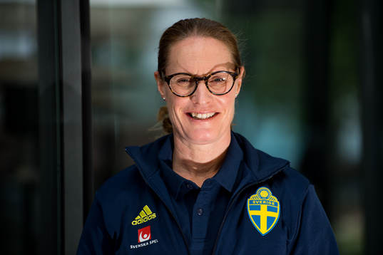 Coordinator Cecilia Sandell poses for a portrait