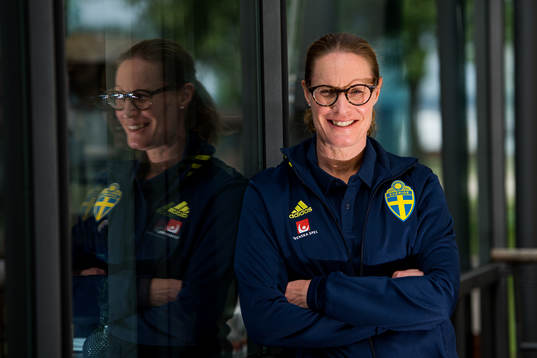 Coordinator Cecilia Sandell poses for a portrait