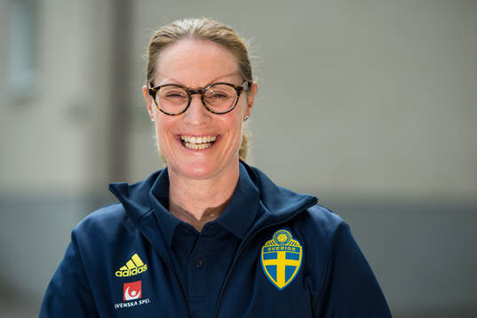 Coordinator Cecilia Sandell poses for a portrait