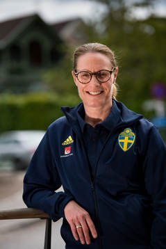 Coordinator Cecilia Sandell poses for a portrait