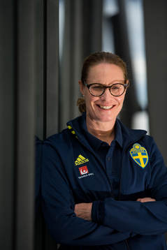Coordinator Cecilia Sandell poses for a portrait