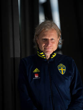 Team manager Stefan Pettersson poses for a portrait