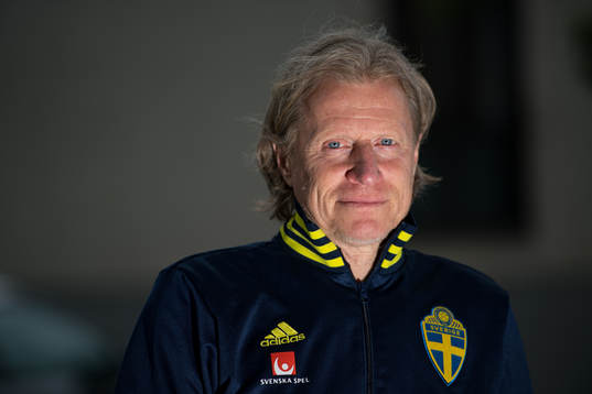 Team manager Stefan Pettersson poses for a portrait