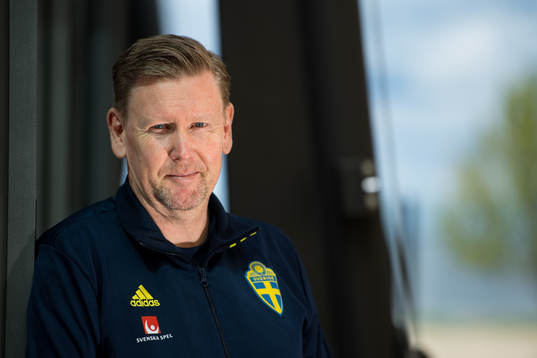 Assistant coach Peter Wettergren poses for a portrait