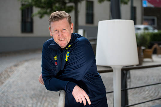Assistant coach Peter Wettergren poses for a portrait