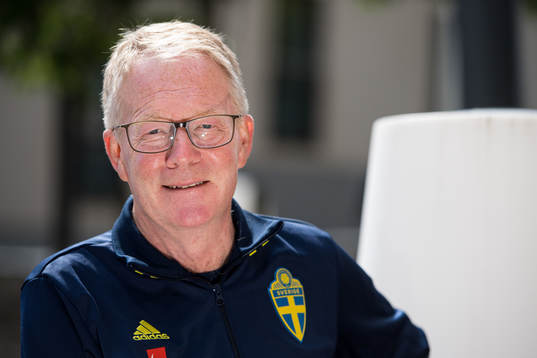 Scout Lasse Jacobsson poses for a portrait