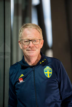 Scout Lasse Jacobsson poses for a portrait