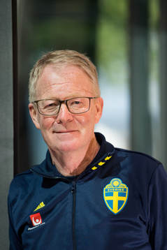 Scout Lasse Jacobsson poses for a portrait
