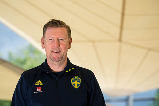 Assistant coach Peter Wettergren poses for a portrait
