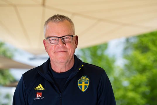 Head coach Janne Andersson poses for a portrait
