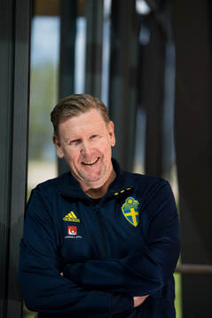 Assistant coach Peter Wettergren poses for a portrait