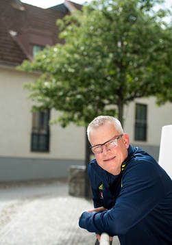 Head coach Janne Andersson poses for a portrait