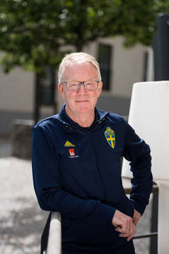 Scout Lasse Jacobsson poses for a portrait