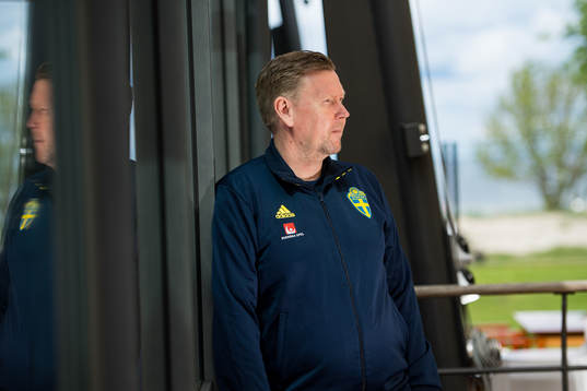 Assistant coach Peter Wettergren poses for a portrait