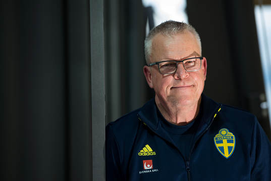 Head coach Janne Andersson poses for a portrait