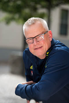 Head coach Janne Andersson poses for a portrait