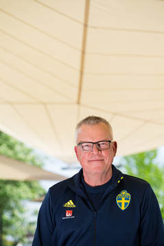 Head coach Janne Andersson poses for a portrait