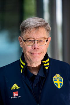 Dale Reese, performance and medical coordinator poses for a