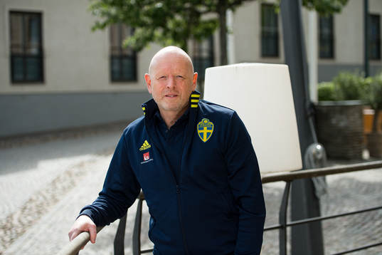 Anders Goding, Sponsor representative Adidas poses for a