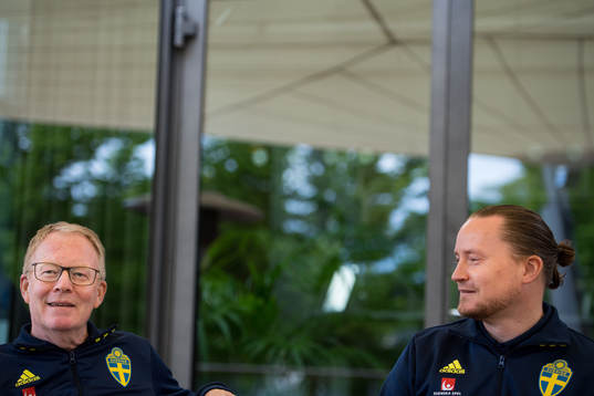 Scout Lasse Jacobsson and video analytics Christoffer