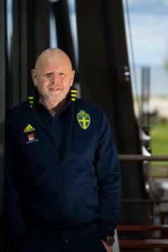 Anders Goding, Sponsor representative Adidas poses for a